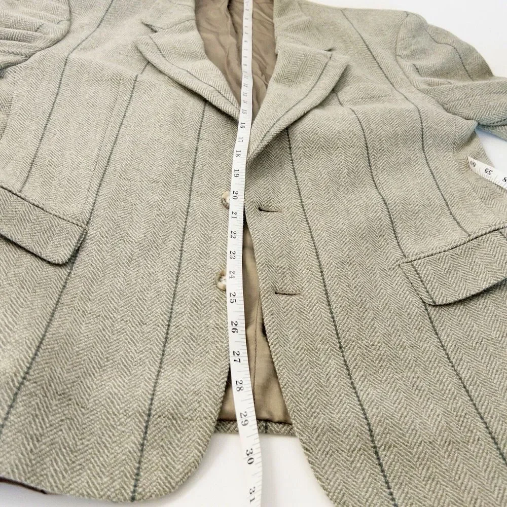 Vintage Hugo Boss‎ Sports Coat 100% Wool Swiss Made Mens 40R